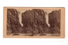 Stereoscopy Bridal Veil / Yosemite Valley / California / USA
