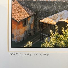 Mike Biggs Signed Photography Print «The Colors of Como» Ready To Frame 11”x14”