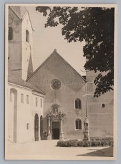 Freising 1949-Freising Cathedral-old photo 1950s