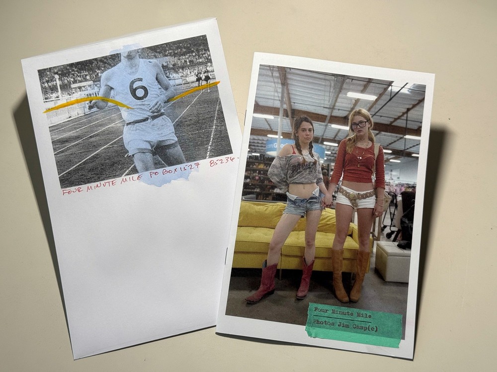 Four Minute Mile Jim Camp photozine zine photobook one of 26 lettered copies