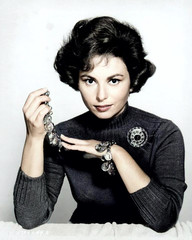 Haya Harareet – 8″x10″ colorized print