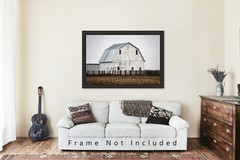 Barn Photography Print: Illinois Midwest Rustic Farm Country Rural Photo