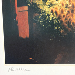 Florence Fiorenza Trattoria Moody Color Photograph 7.5×9.5 Matted 11×14 Fujifilm