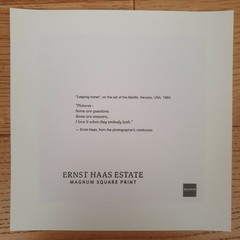 ERNST HAAS – ESTATE STAMPED PHOTO – MAGNUM SQUARE PRINT LIMITED EDITION