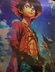 ONE PIECE ☠️ 🏴‍☠️ 🦜 MONKEY 🐒 D. LUFFY! 3D LENTICULAR POSTER!!