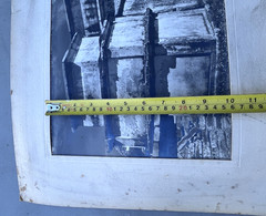 Otto John Gaul Signed Temple of the Frescoes Tulum Mexico Cyanotype Photograph