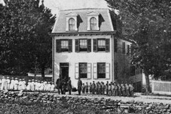 New Civil War Photo: Ulysses S. Grant, others at Orphanage, Gettysburg – 6 Sizes