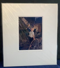 Bill Coleman Amish Photograph #1116 AP – Two Amish siblings – Signed & Matted