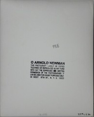 ARNOLD NEWMAN-Photographer- LIM.ED Gelatin Silver-New England Coastal/Lighthouse