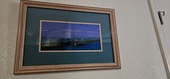 Framed And Matted High Quality Photograph of The Santa Cruz Pier