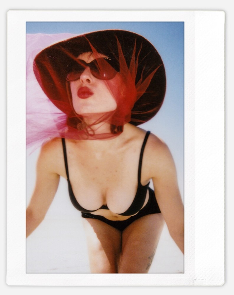 Art model Olive Glass Instax Wide Instant Film Print
