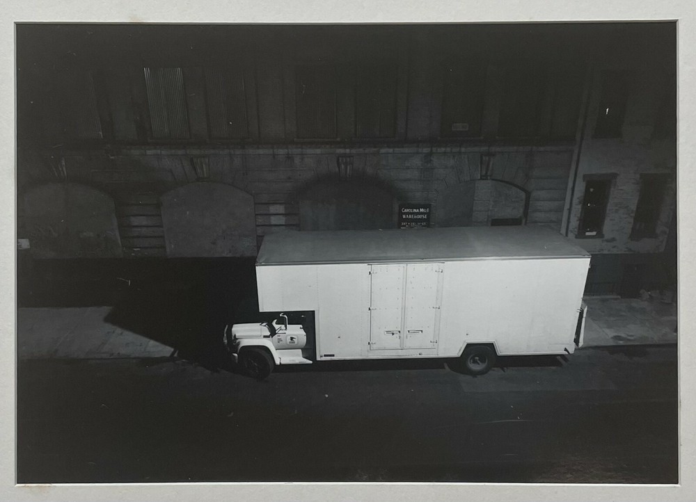Original FREDERICH CANTOR ‘Truck at Night West 11th Street, NEW YORK’ Photograph