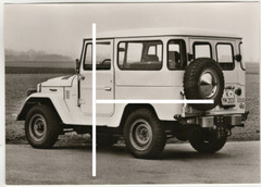 21x15cm Vintage Archive Photo 1975 4.2 Toyota Land Cruiser J40 Jeep Press Photo J