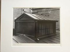 BRUCE BLUM SIGNED B&W Photo Print (10″X 13″)-«Skylight and Brick Wall «