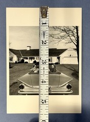 Family & Buick Convertible Art Print Card Photo By Mickey Pallas Fotofolio 4”x6”