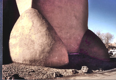 ORIGINAL 35MM COLOR PHOTO AMERICAN SOUTHWEST STUDY #30 TAOS CHURCH