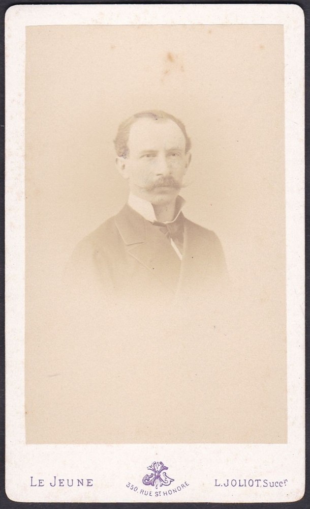 Paul Chapelain de Séréville Baron Noblesse Portrait Le Jeune CDV Photo 1870