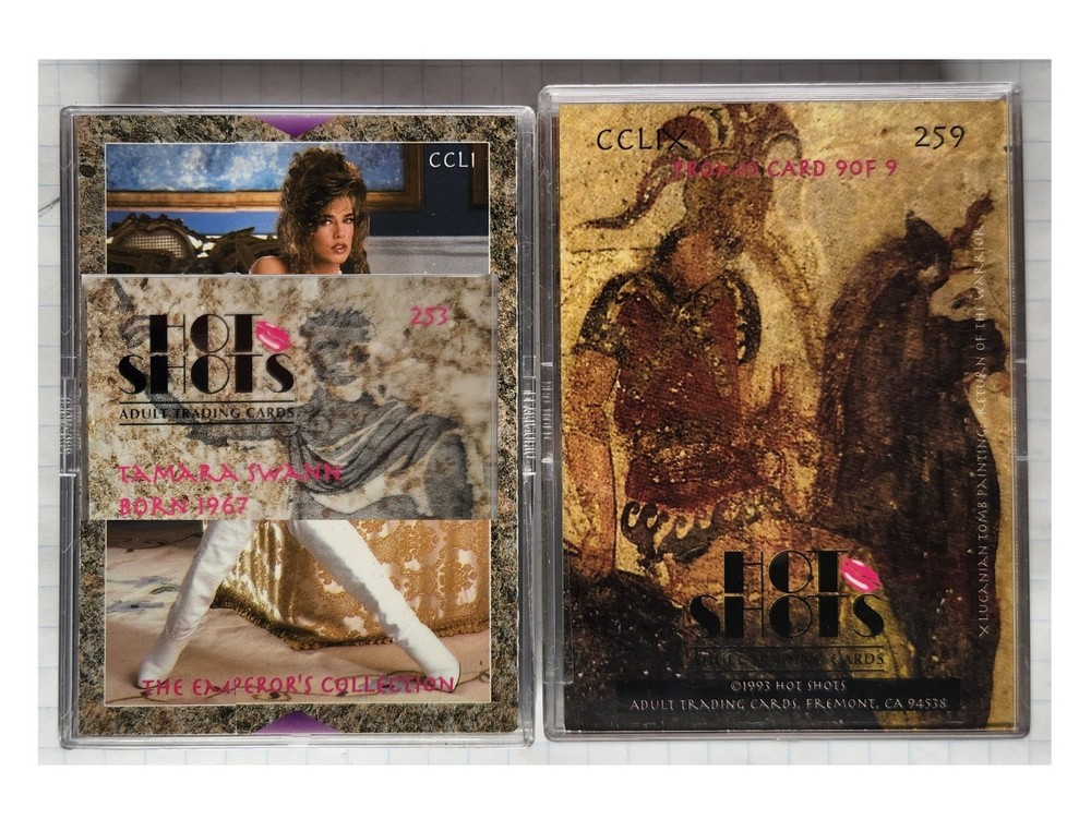 Emperor’s Collection Trading Card Promo Set (x9) (Hot Shots 1993)