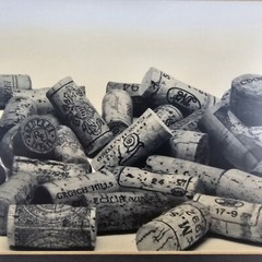 ART – Original Signed Richard Gallup Photograph 21.5×13.25 Framed – Wine & Cork