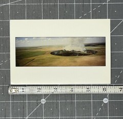 Margot Balboni Art Show Announcement Card 1991 Managed Lands Aerial Photographs
