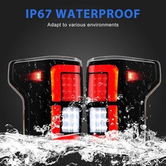 LED Tail Light Assembly Compatible with 2015 2016 2017 2018 2019 2020 Ford F150