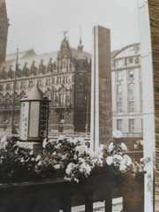 Hans Breuer Photo Of Hamburg In 1928 Stamped From His Studio