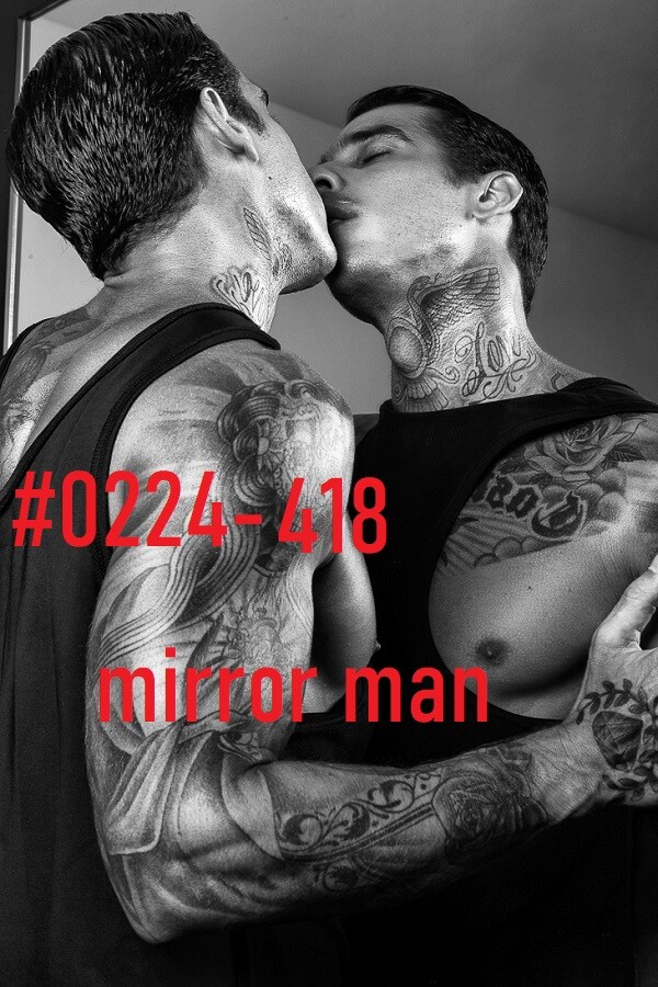 MALE PORTRAIT #0224-418 -mirror men series -free shipping in the usa