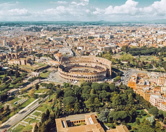 THE ROMAN COLOSSEUM in Rome Italy Glossy 8×10 Photo Coliseum Poster Amphitheatre