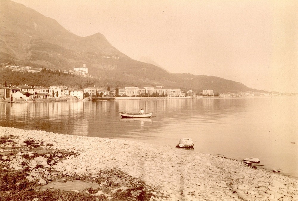 Album photo Lake Garda Gardone Riviera Maderno around 1890 original photo