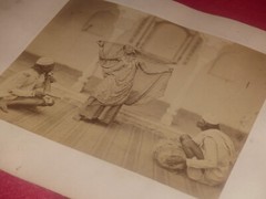 Indian Dancer – Nautch Girl Charles Shepherd 1862 Vintage Photo Albumen Print