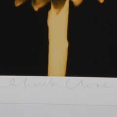 CHUCK CLOSE ‘Sunflower’, 2006/2011 SIGNED Photograph 24 x 18 in. #32/60 **NEW**