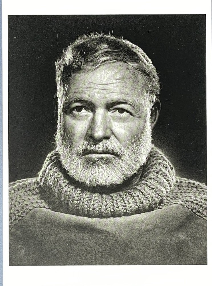 Ernest Hemingway 1957 Fotofolio Art Print Card Photo By Yousuf Karsh 4”x6”