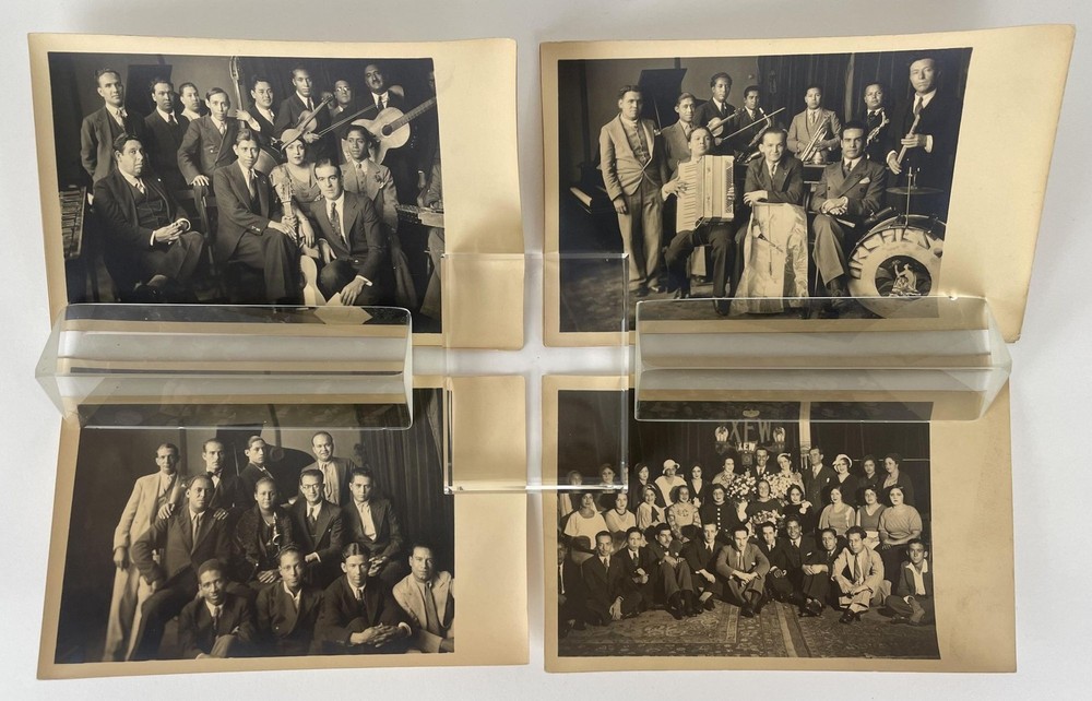 Emilio Azcárraga / XEW radio photographs collection of 7 + 2 duplicate