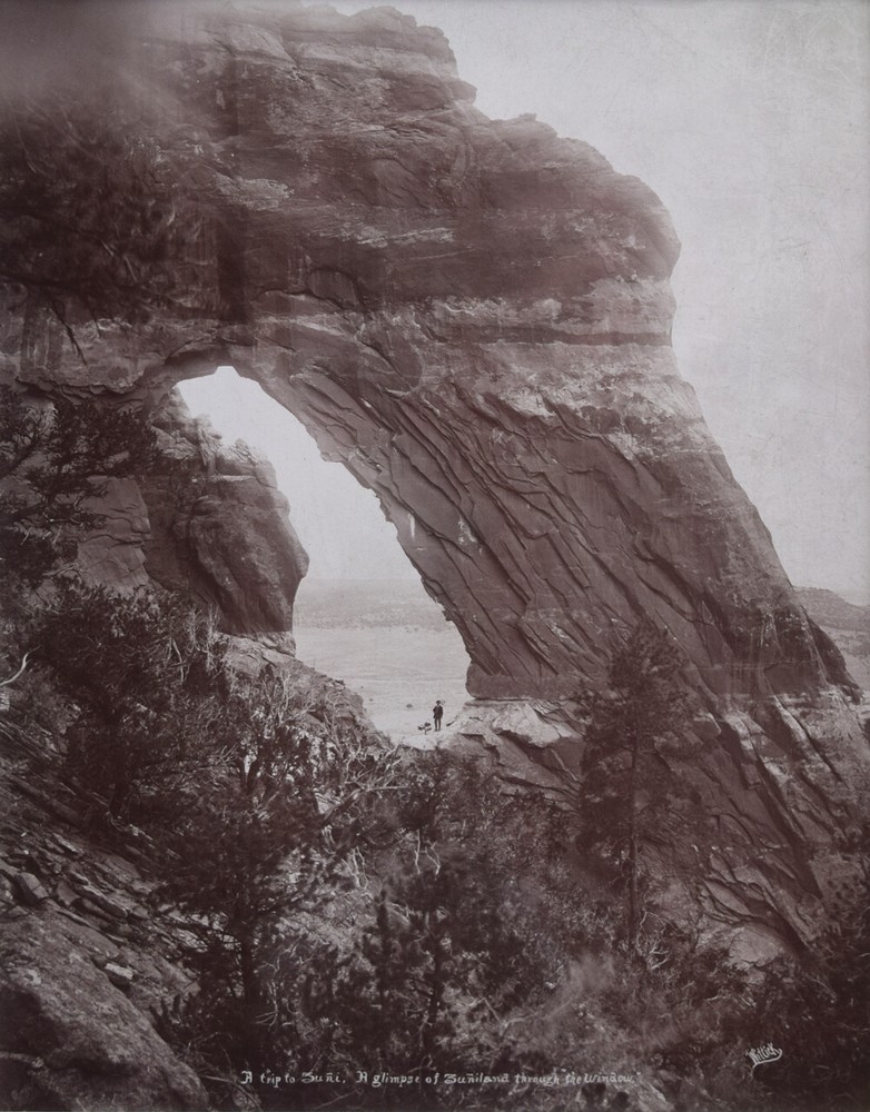 Ben Wittick A Trip to Zuni, A Glimpse of Zuniland through «the Window», c.1895
