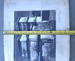 Otto John Gaul Signed Temple of the Frescoes Tulum Mexico Cyanotype Photograph