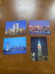 New York Statue of Liberty 12 Laser Prints Post Cards Excellent Condition