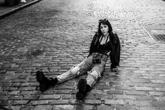 Art Model Kat 8×12″ Black + White Archival Photographic Print Lustre Finish