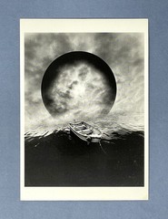 Jerry N. Uelsmann 1979 Art Photo Print Card By Fotofolio 4”x6” Boat Cloud Sphere