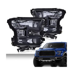 Headlights Assembly Compatible with 2015 2016 2017 Ford F150 | LH & RH Front …