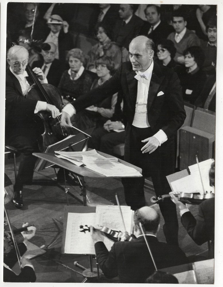 Georg Solti Conductor Photo Photo 1979 by Felicitas Timpe 22x16cm