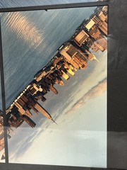 “Manhattan Skyline” David Smith Photography Framed New York City Pair Photos