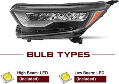 FULL LED Headlight Assembly W/Led DRL for 2017-2022 Honda CRV Headlamp Replaceme