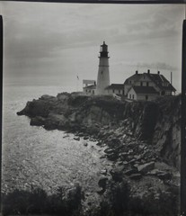 ARNOLD NEWMAN-Photographer- LIM.ED Gelatin Silver-New England Coastal/Lighthouse