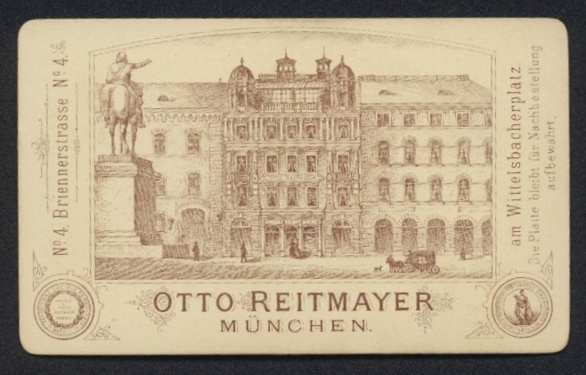 Photography by Otto Reitmayer, Munich, Brennerstrasse 4, studio building in…