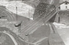 Great old negative entrance to the Gotthard railway tunnel in Göschen? 1900-1920