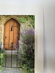 Dennis Barloga Photography Print, «Lavender Cottage” England signed 14 x 11”