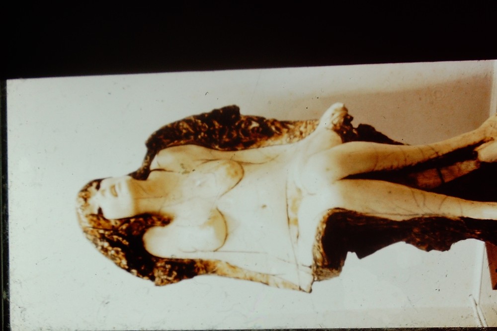 Vintage Art History 35mm Glass Slide F Gallo Love Object 1956