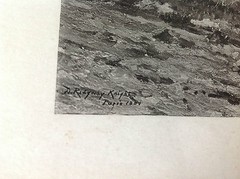 Ridgway Knight «A. Halt» Photogravure Goupil & Co D. Appleton & Co NY