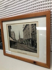 1886c. Framed 12″ x 15″ Photo » Grace Church» Westminster St. Prov. RI.
