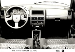 Photo Citroen AX GTi 1992, Car, Interior, Dashboard – 10760157